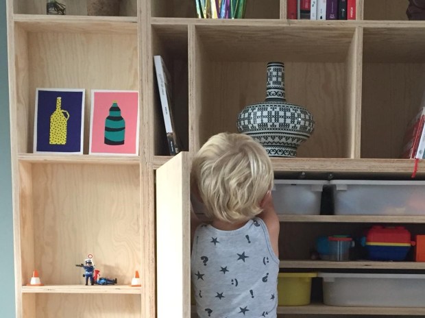 pools grenen multiplex vakkenkast